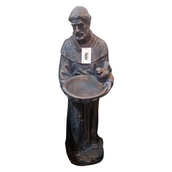 Alpine Corp Alpine Corp QFC106 45 in. St. Francis Statue QFC106